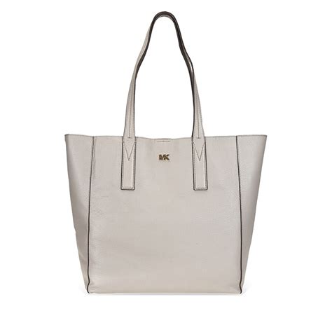 michael kors junie large tote - pearl grey|michael kors outlet.